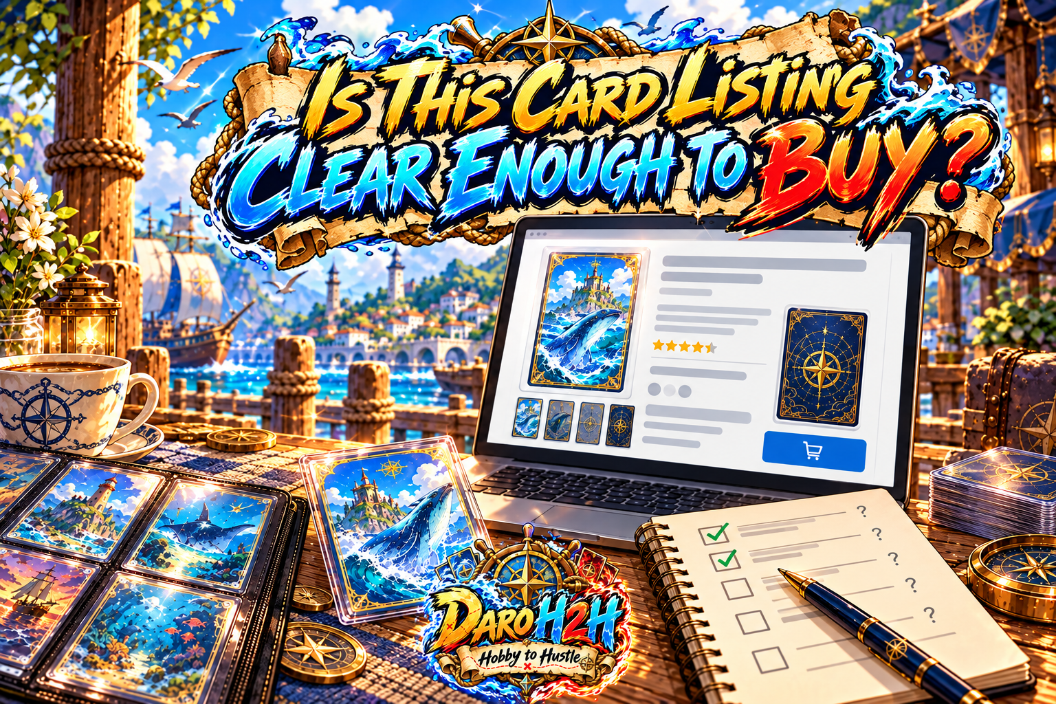 Card Listing Clarity at Sea
