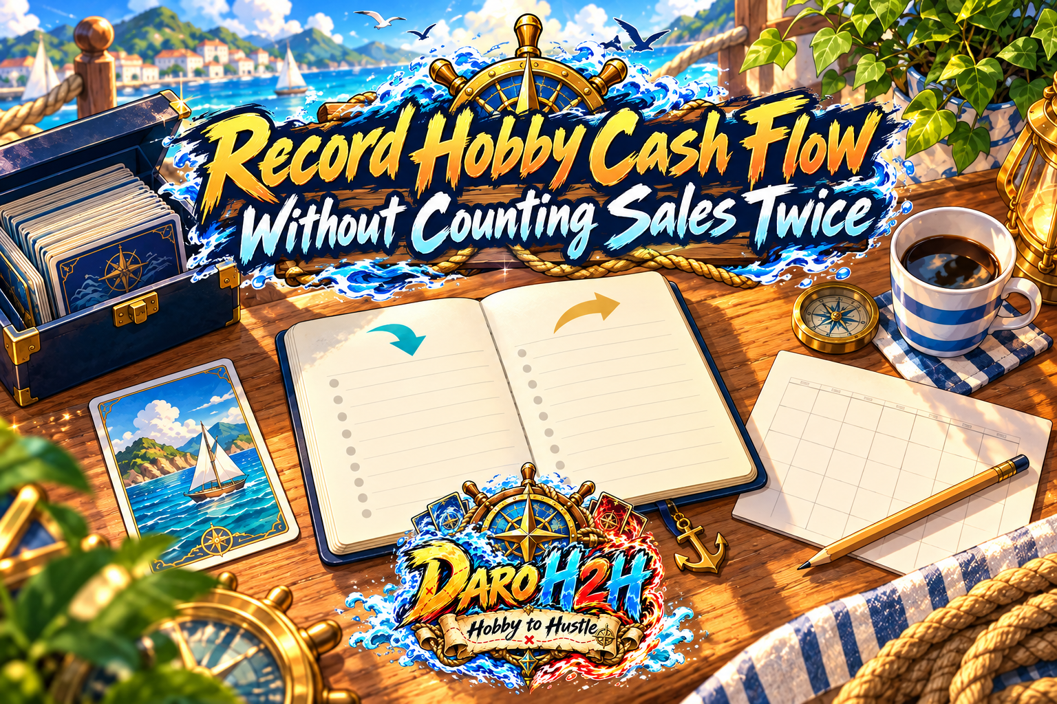 Coastal Hobby Cash Flow Desk